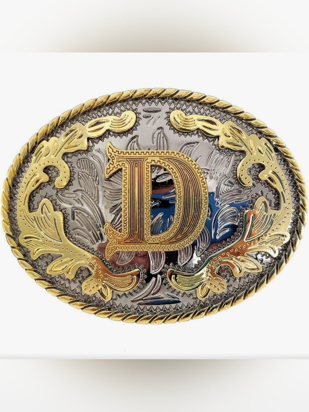 New Letter D belt buckle.  All letters available